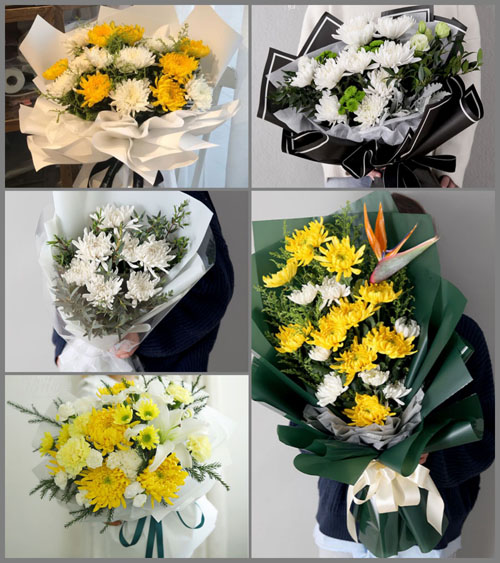 河北唐山市丰南区黑沿子镇白事花束代送